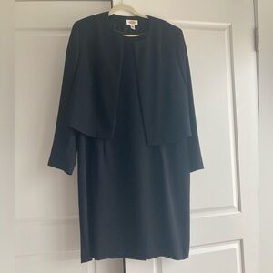 Talbots black wool dress and jacket